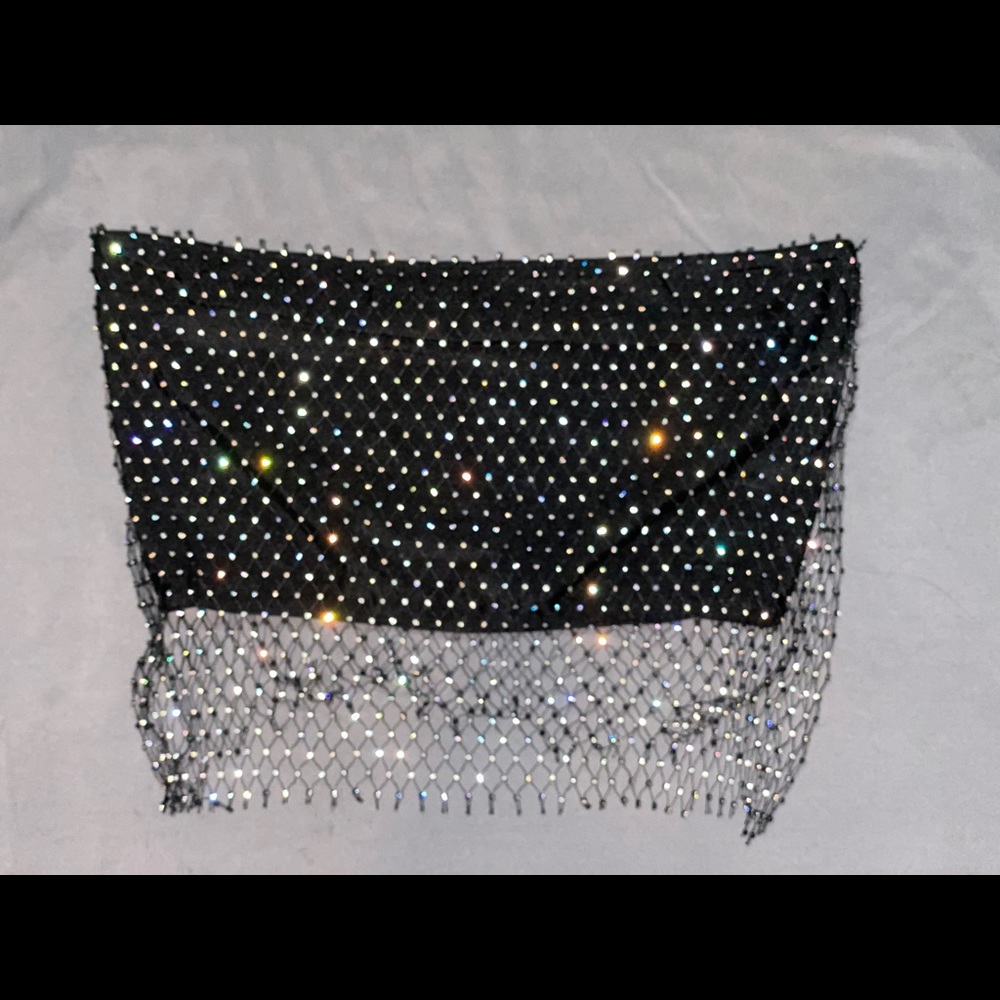 Rhinestone tube top
